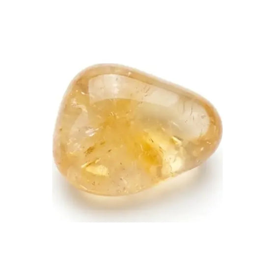 Citrine tumbled stone