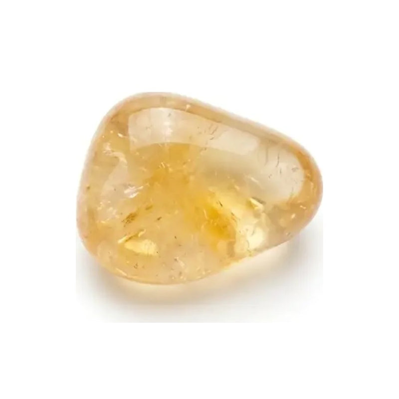 Citrine tumbled stone