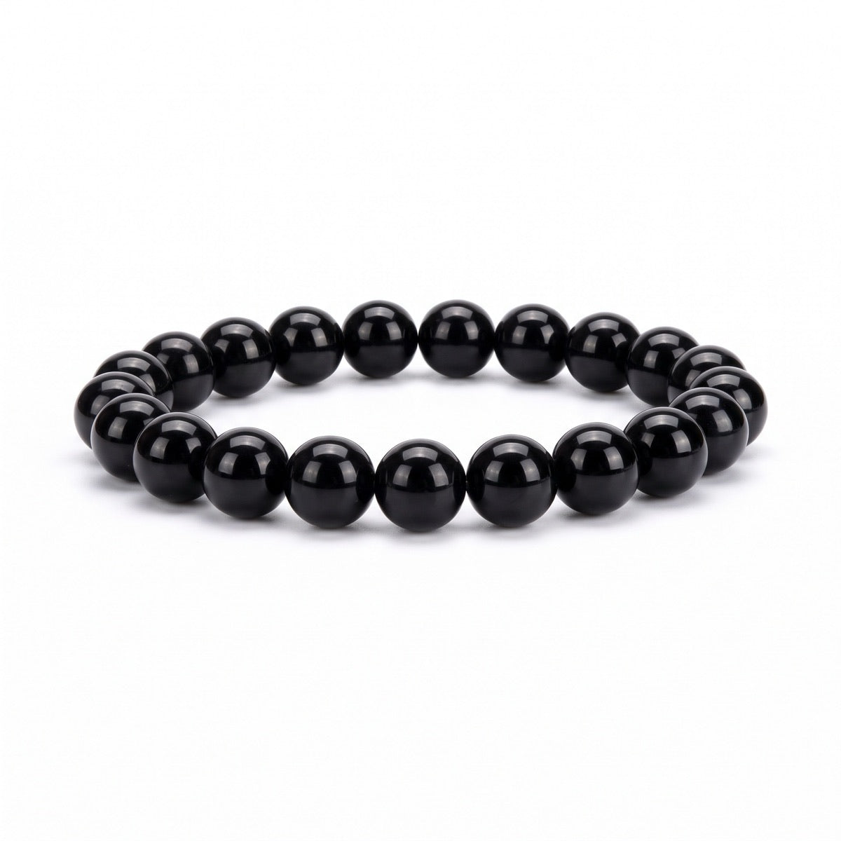 The Shield, black obsidian protection bracelet