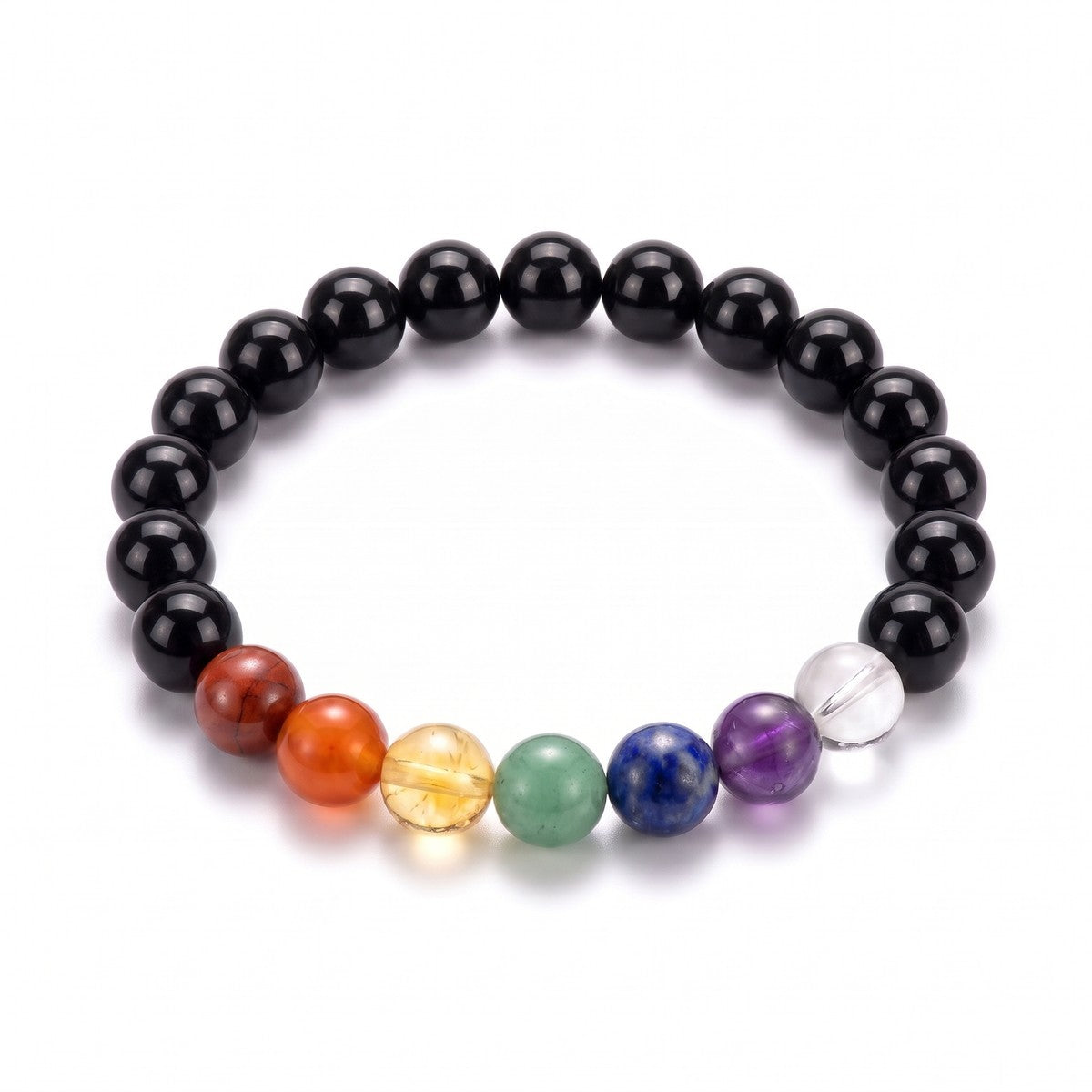 The Seven — Chakra Bracelet · Seven Stones, Root to Crown