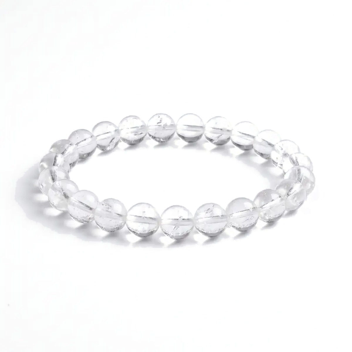 The Clarity, clear quartz bracelet