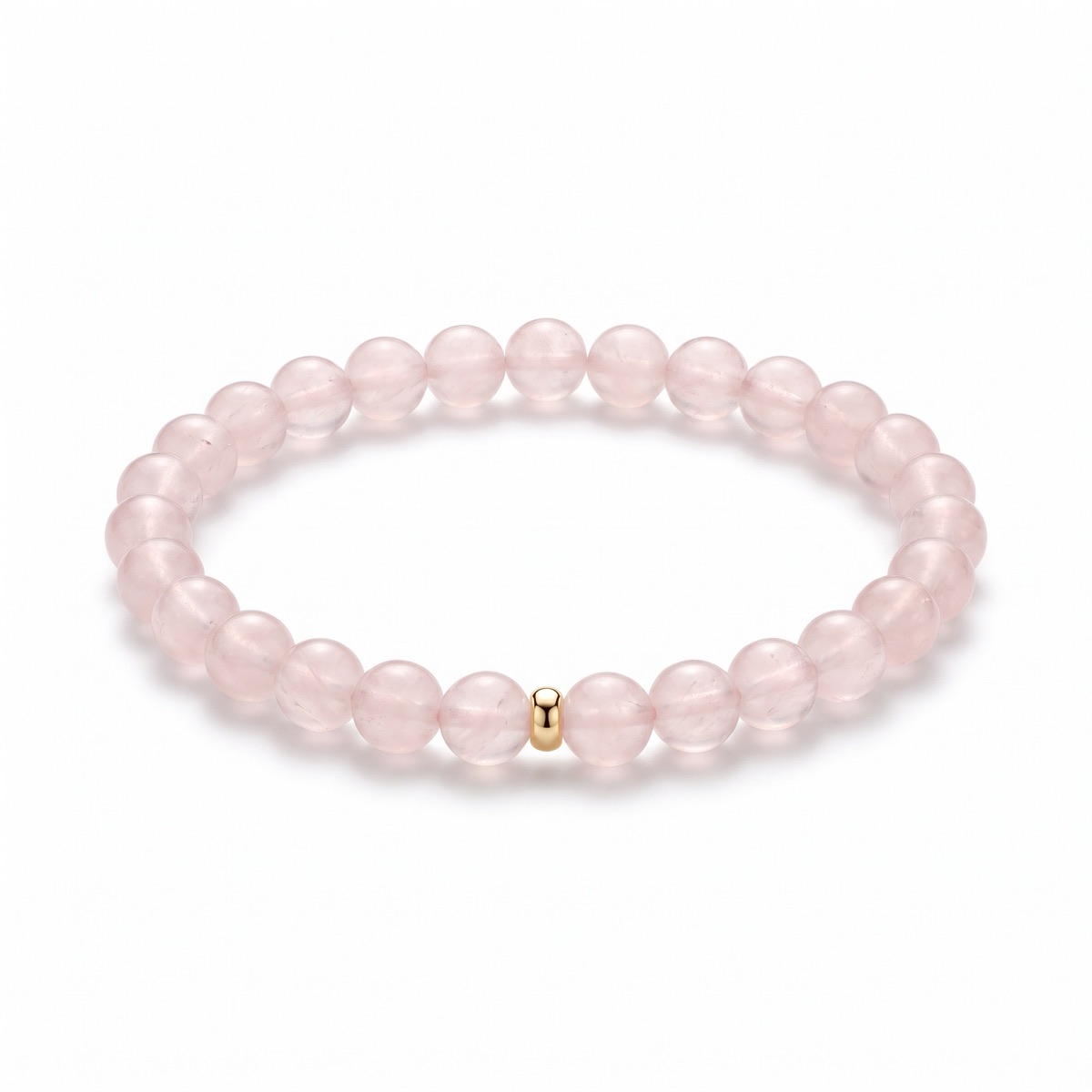 The Tender Heart — Love Bracelet · Rose Quartz